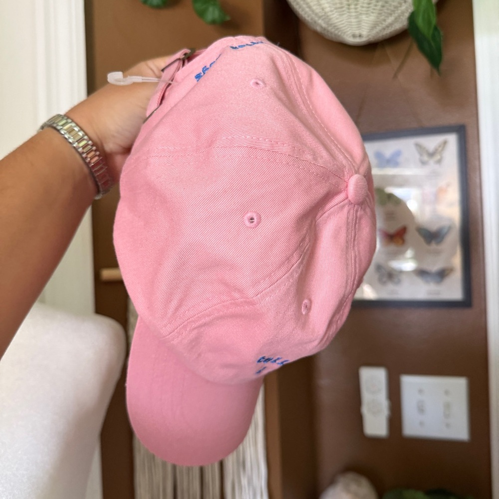 NWOT "Tell Your Dog I Said Hi" Pink and Blue Hat - Picture 4 of 6